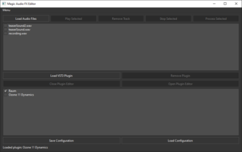 Magic Audio FX Editor